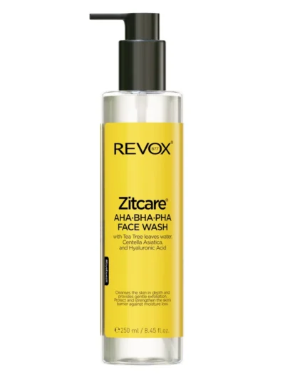REVOX ZITCARE AHA.BHA.PHA. FACE WASH, 250ml