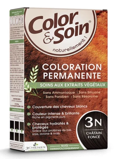 LES 3 CHENES COLOR&SOIN CHATAIN FONCE 3N
