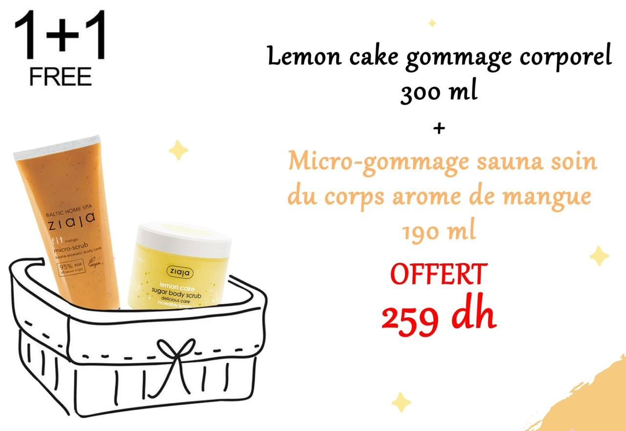 ZIAJA PACK GOMMAGE 300ML + MICRO-GOMMAGE 190ML