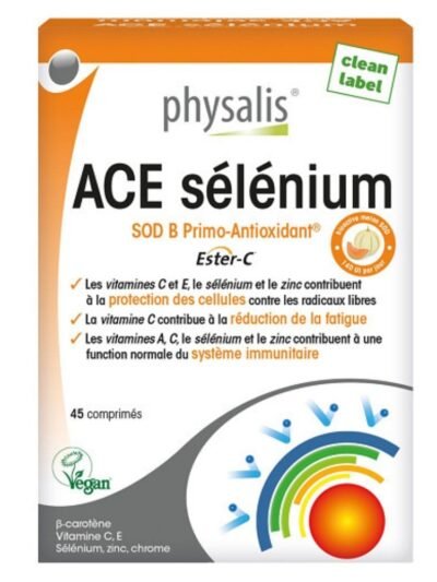 Physalis ACE Sélénium 45 Comprimés