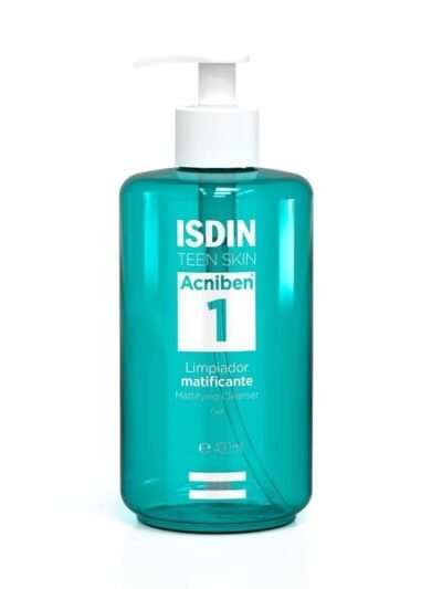 ISDIN Acniben 1 Gel Nettoyant Matifiant – 400ml