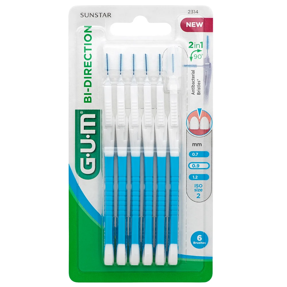 GUM Brossette Bi-Direction Micro-Fine 0,9 mm
