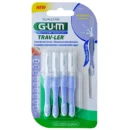 GUM Brossette Trav-ler Extra-Fine 0,6 mm par 4 unités