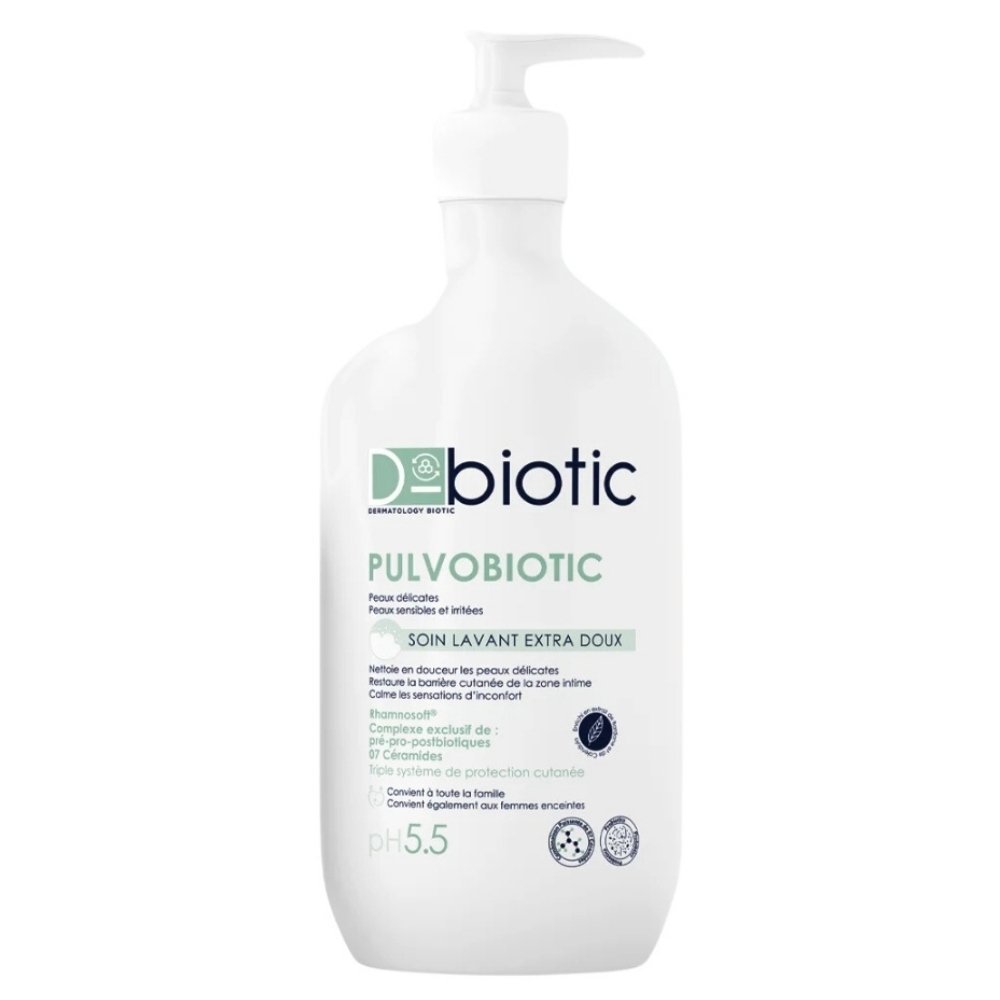 D-Biotic Pulvobiotic Soin Lavant Extra Doux pH 5.5 500ml