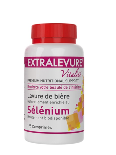 ExtraLevure Vitalite Selenium – 125 Comprimés