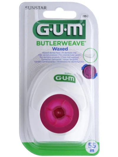 GUM Fil Dentaire ButlerWeave Ciré 1155