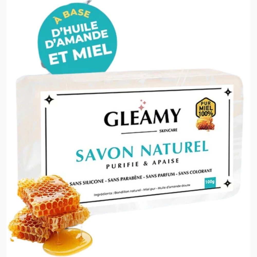Gleamy Savon Naturel Purifie & Apaise 100g