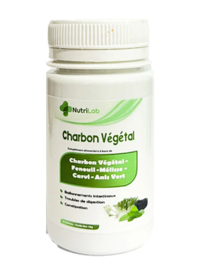 Nutrilab Charbon Végétal 30 Gélules
