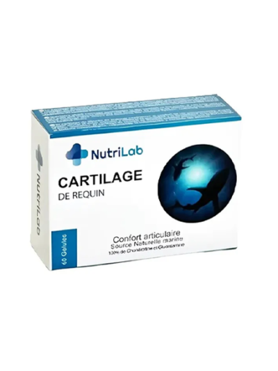 Nutrilab Cartilage de requin 60 Gélules