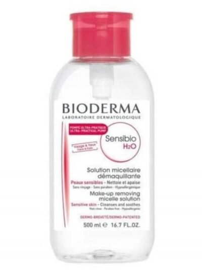 BIODERMA SENSIBIO H2O 500 ML POMPE INVERSEE