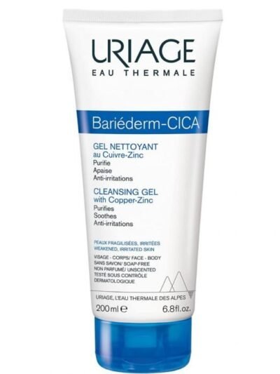 URIAGE BARIEDERM CICA GEL NETTOYANT 200 ML