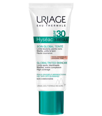 URIAGE HYSEAC 3REGUL GLOBAL TEINTE SPF30  40ML