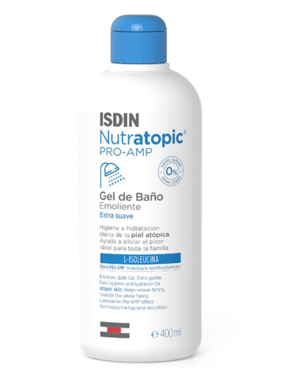 ISDIN Nutratopic Pro-Amp Gel De Bain Emollient 400ml
