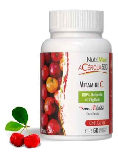 Nutrimax Acérola 500– 60 Comprimés