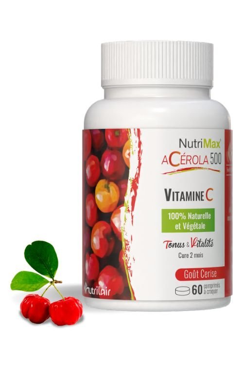 Nutrimax Acérola 500– 60 Comprimés
