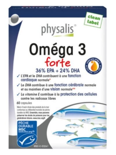 Physalis Oméga 3 Forte 60 Capsules