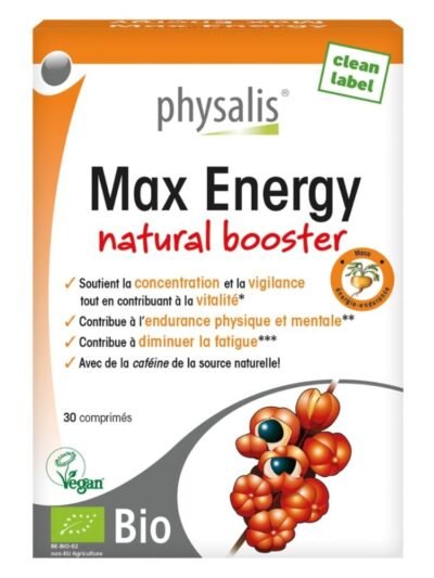 Physalis Max Energy 30 Comprimés