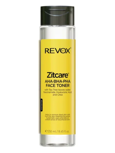 REVOX ZITCARE AHA.BHA.PHA. ACTIVE FACE TONER, 250ml