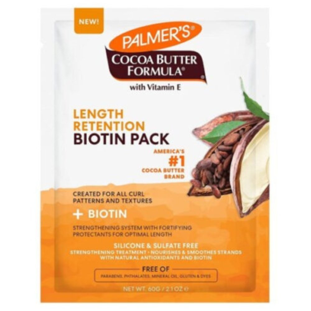 PALMER'S Masque cheveux sachet Cacao et Biotin accélerateur de pousse 60gr