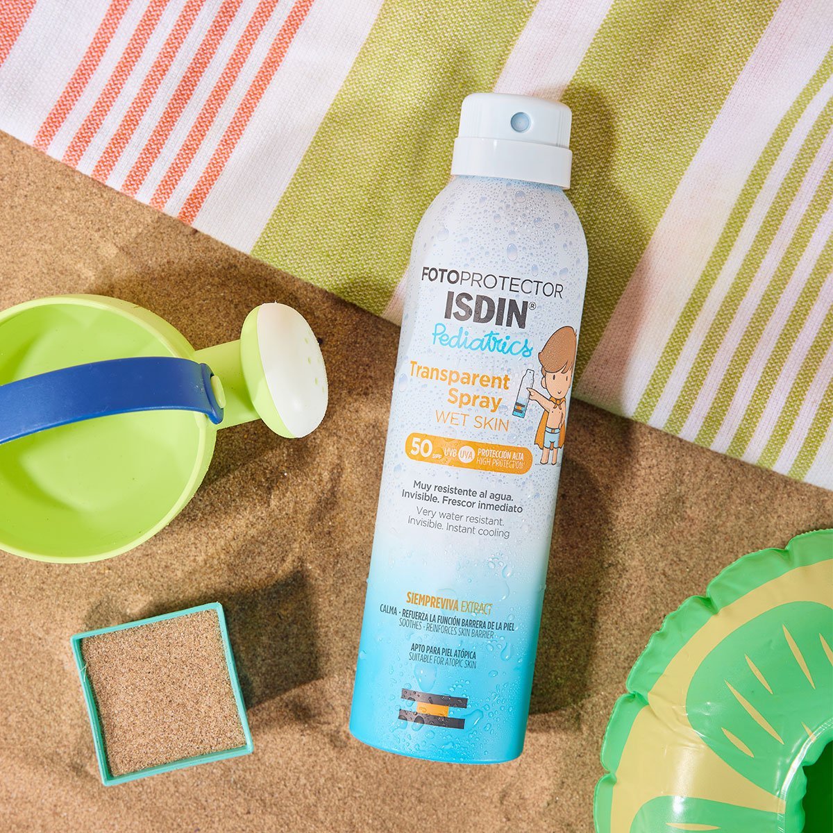 ISDIN Fotoprotector Pediatrics Transparent Spray Wet Skin Spf50+ 250ml – Image 2
