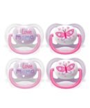 AVENT SUCETTE AIR COLL 0-6M GRL MAM/BFL