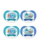 AVENT SUCETTE ORTHO 6-18M BOY PAP/BOAT
