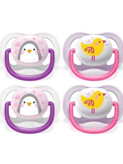 AVENT SUCETTE ORTHO 0-6M GRL PENG/BIRD