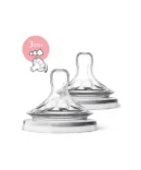 Avent Tetine Natural 3 mois et 1debit variable scf045 27