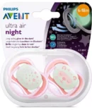 Avent sucettes ultra air night 6 18 m