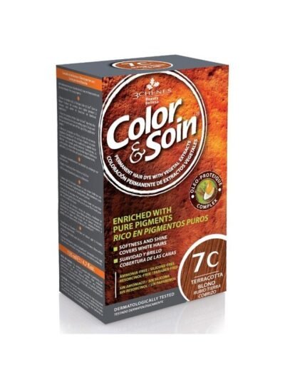 LES 3 CHENES COLOR&SOIN BLOND TERRE CUIVRE 7C