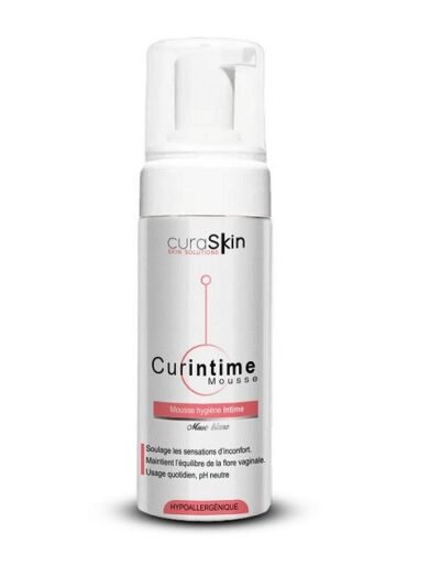 CURASKIN Curintime Mousse nettoyante intime 150ML