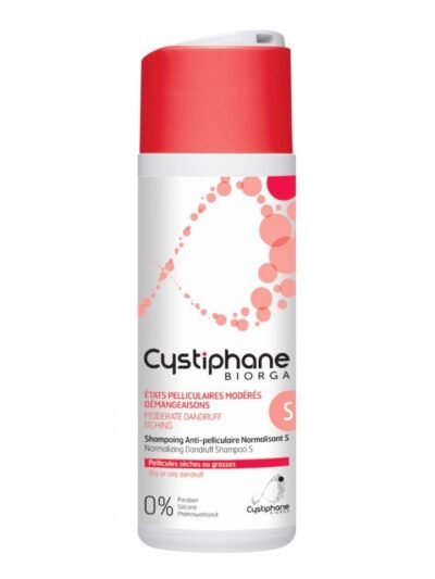 BIORGA CYSTIPHANE SHAMPOOING ANTI PEL NORMALISANT S 200 ML
