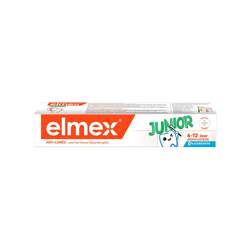 Elmex Dentifrice Junior 6-12 ans 75ml – Image 2