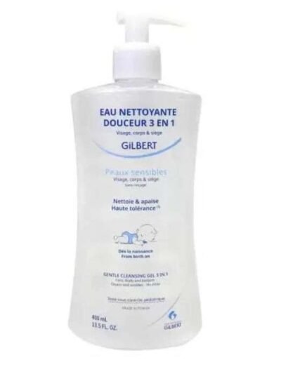 Gilbert Eau nettoyante douceur 3 en 1 400ml