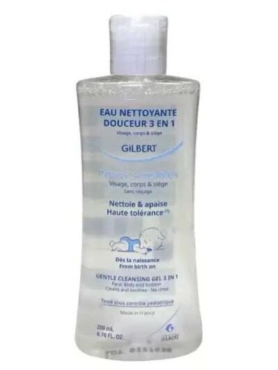Gilbert Eau nettoyante douceur 3 en 1 200ml