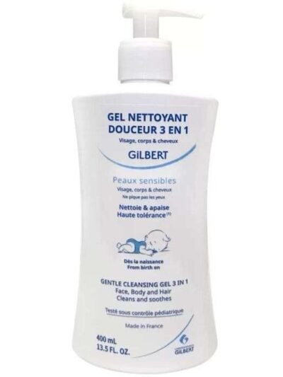 Gilbert Gel nettoyant douceur 3 en 1 400ml