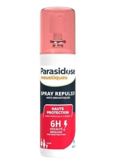 Parasidose Moustiques spray répulsif anti-moustiques 100ml