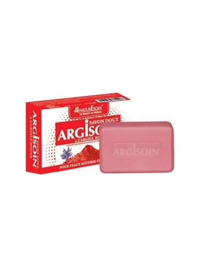 NATURESOIN ARGISOIN Savon doux 125g - Argile rouge