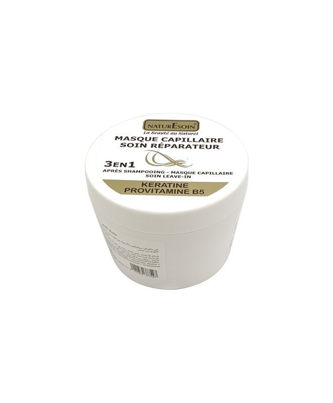 NaturEsoin Masque capillaire Soin Réparateur en Kératine et Provitamine B5 250ml