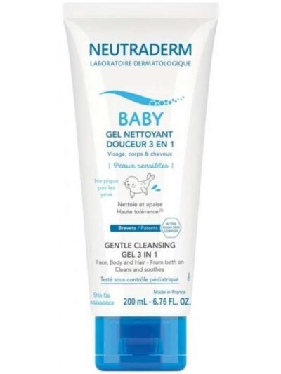Neutraderm gel nettoyant 3 en 1 200ml