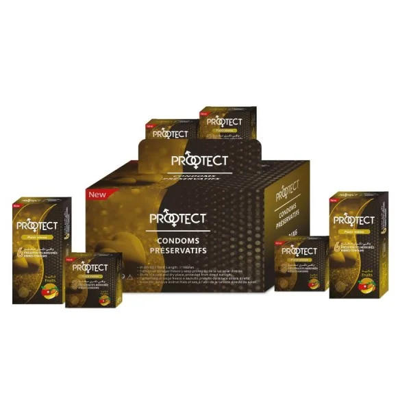 PROTECT Préservatif Nervurés plaisir intense Bt DE 12 – Image 2