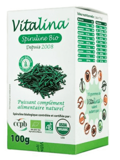 VITALINA Spiruline Bio & Naturelle Paillettes 50g