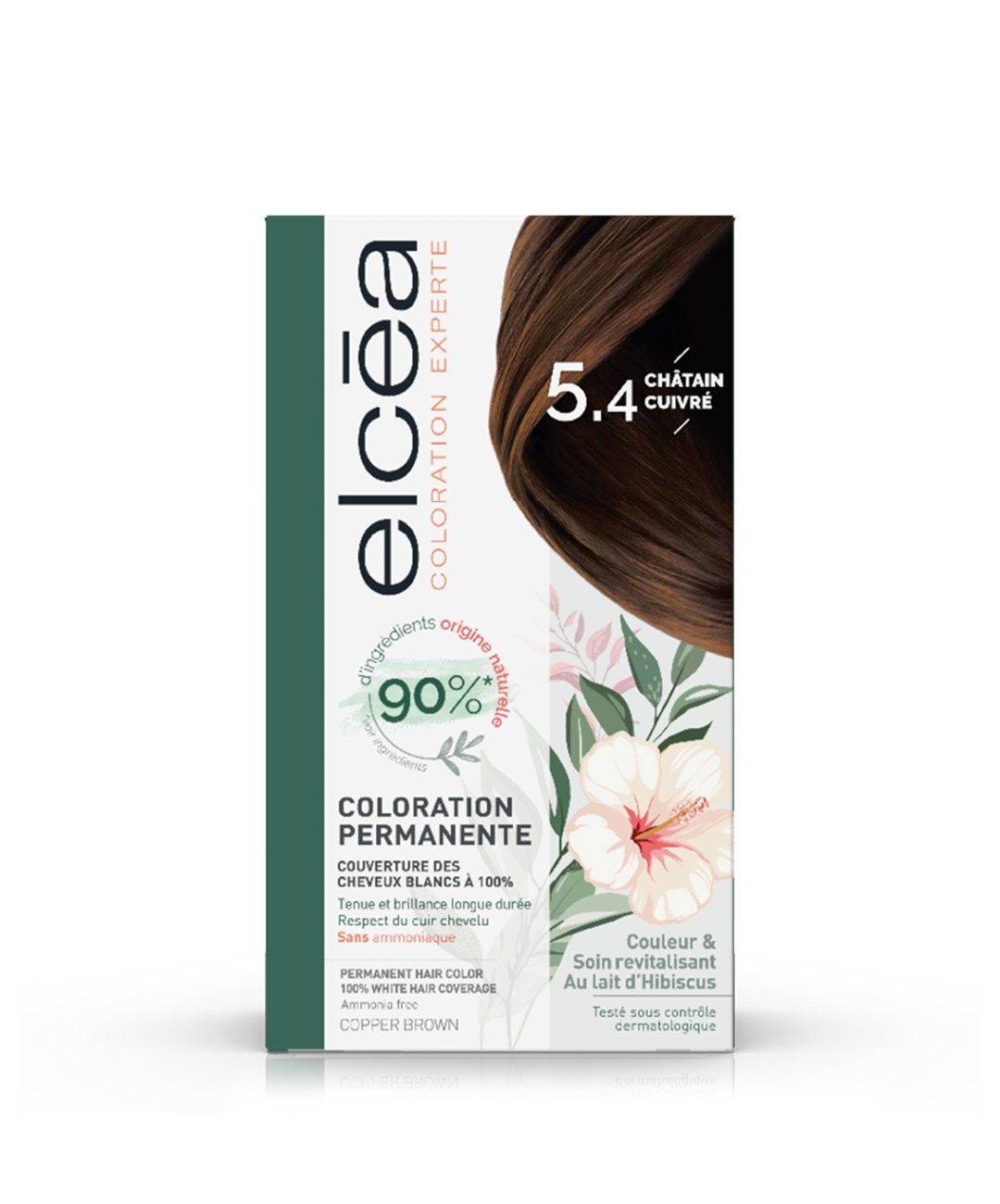 Elcea Coloration Experte Châtain Cuivré 5.4